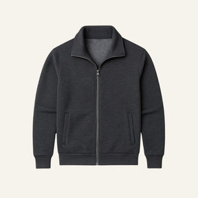 Mens High-Collar Jacket - Cleveland Dark Grey