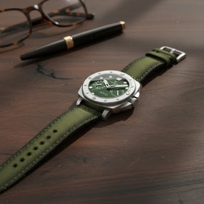Mens Luxury Military Watch - Heritage Green