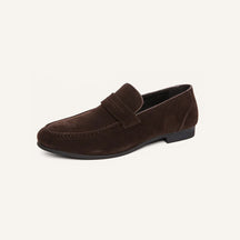 Mocassim Loafer Masculino de Camurça Piazzi marrom