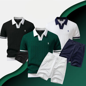Old Money Polo Shirt + Shorts Set