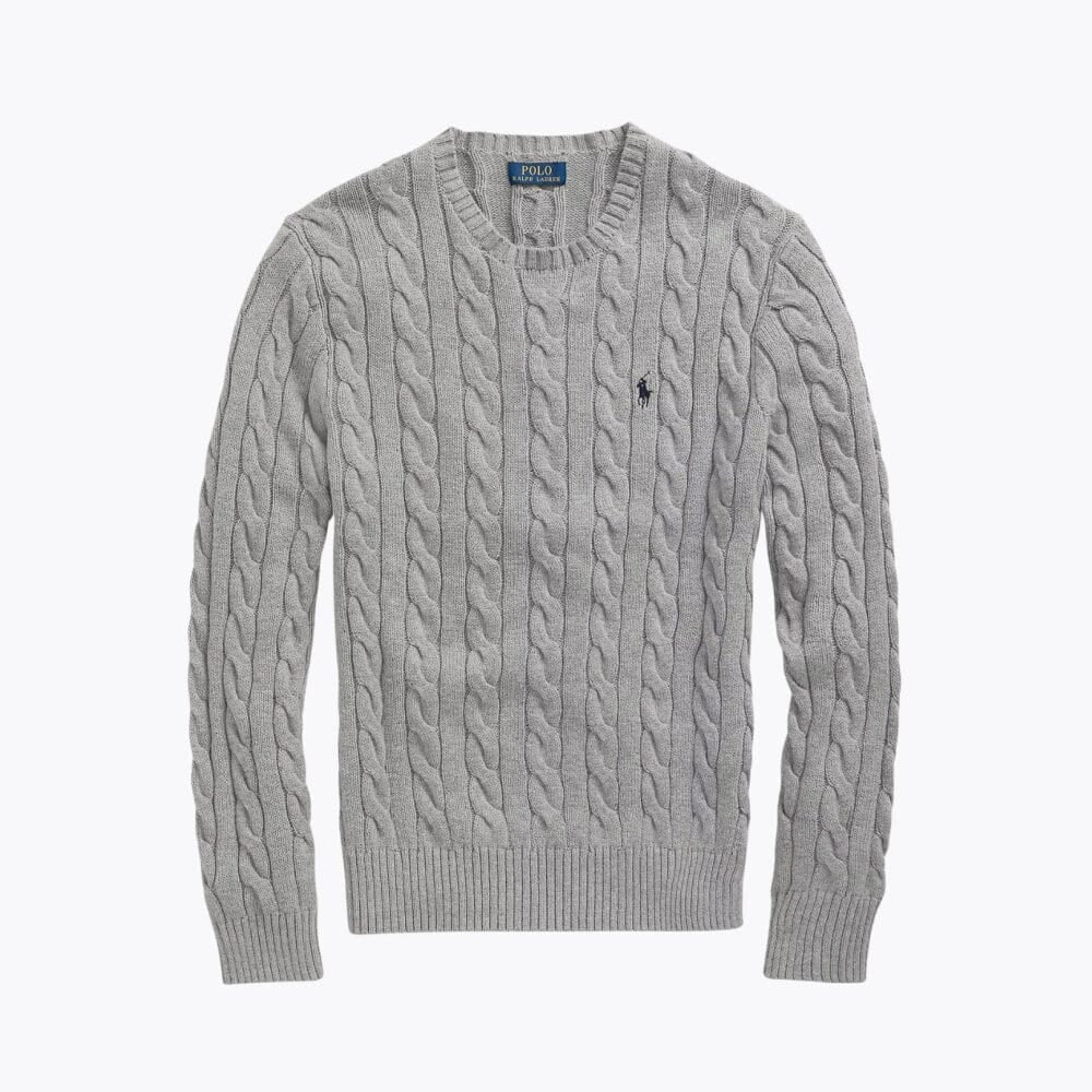 Cable-Knit Cotton Jumper