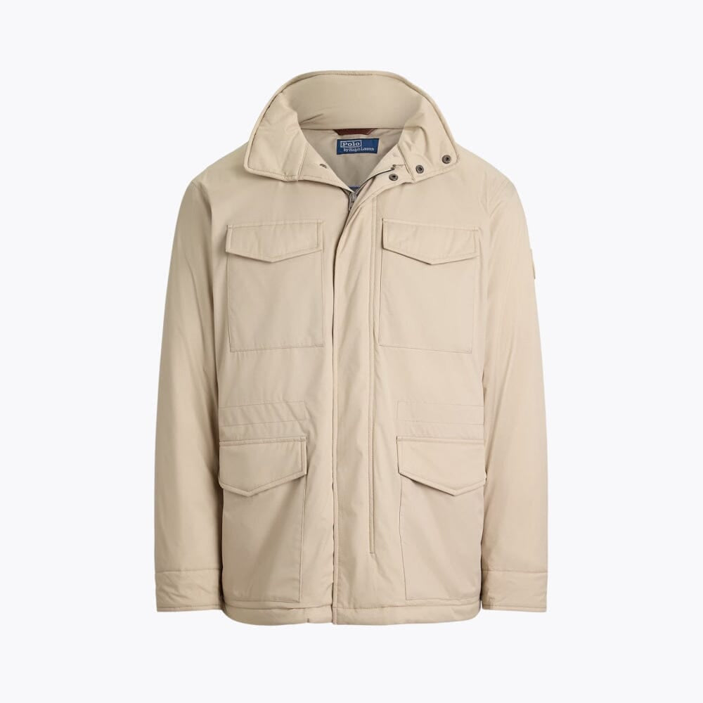 Gabardine Hooded Field Jacket
