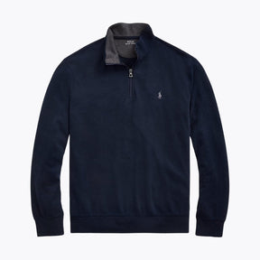 Luxury Jersey Quarter-Zip Pullover