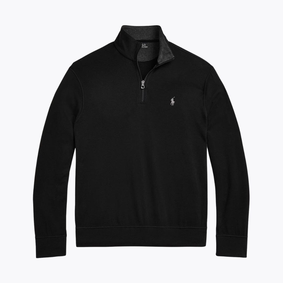 Luxury Jersey Quarter-Zip Pullover