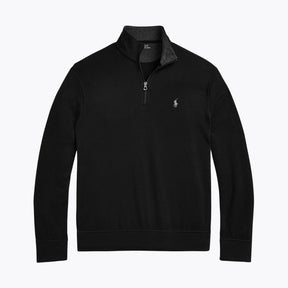 Luxury Jersey Quarter-Zip Pullover